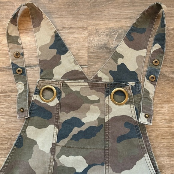 Anthropologie Carter Camouflage Camo Overalls Size 0 - Picture 11 of 15